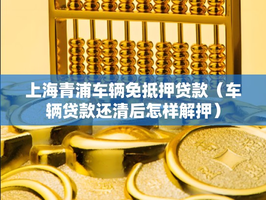 上海青浦车辆免抵押贷款（车辆贷款还清后怎样解押）